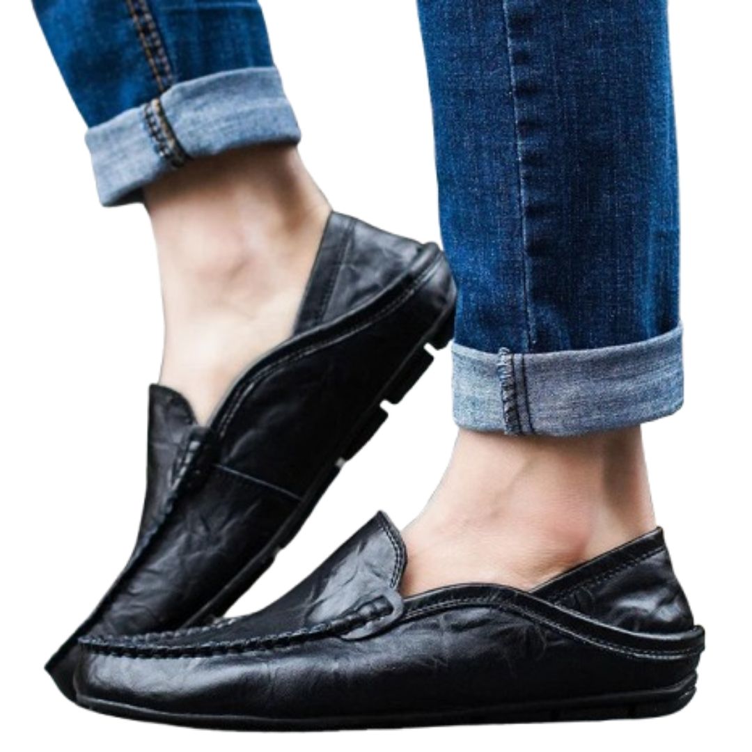 Kelson Loafers | Men's Autumn Casual Leather Slip-On Driving Shoes