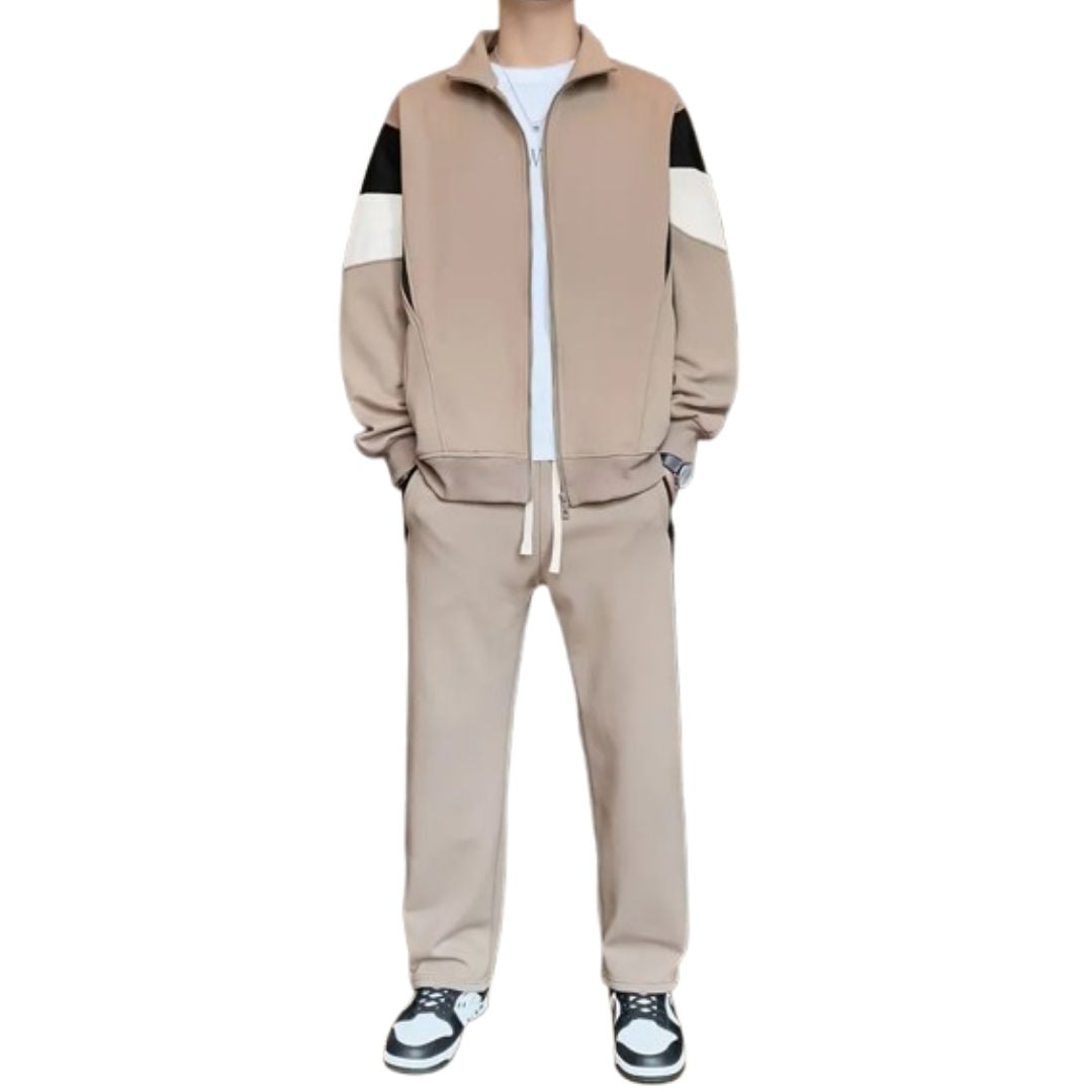 Geralton Men’s Casual Set | Stylish Jacket and Matching Outfit