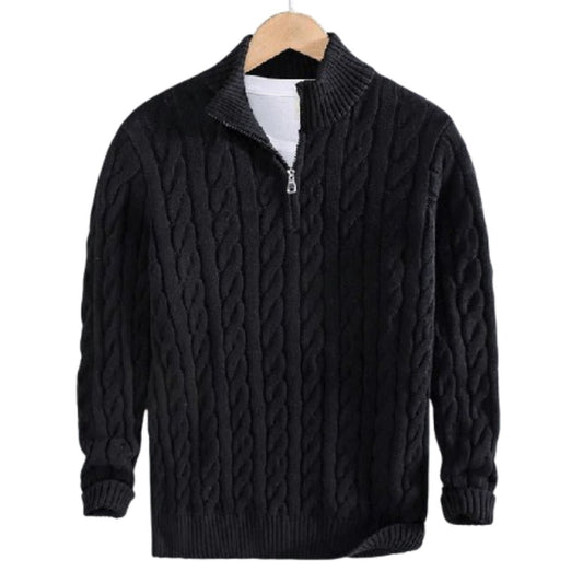 Leon Men’s Sweater | Knitted Crew Neck Sweater for Autumn