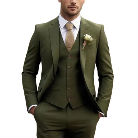 Latham Men's 3-Piece Suit | Blazer, Trousers and Waistcoat Set