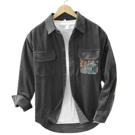Aurelian Shirt | Men's Velvet Long Sleeve Comfort Shirt