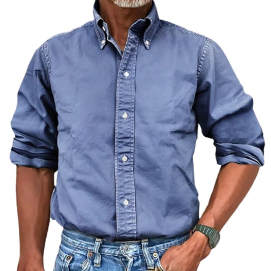 Kieron Shirt | Men's Classic Long Sleeve Shirt for Autumn