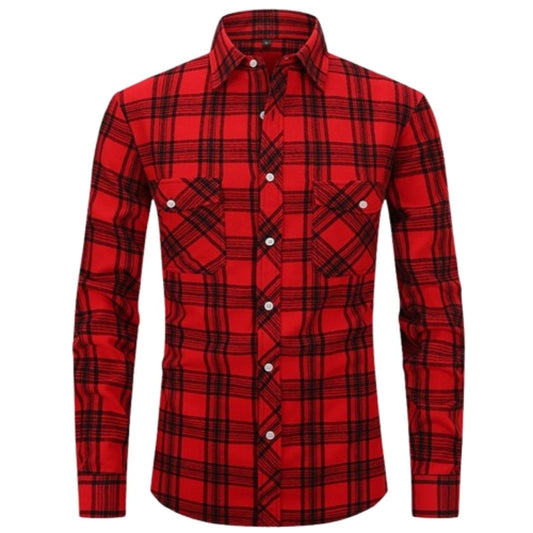 Leroy Men’s Shirt | Plaid Flannel Shirt for Autumn