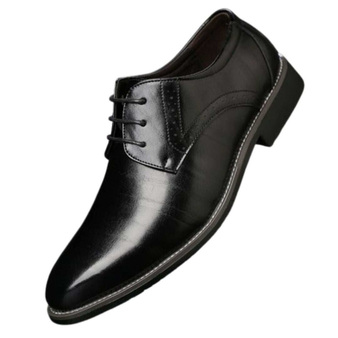 Kayceon Dress Shoes | Men's Lace-Up Shoes with Brogue Detailing
