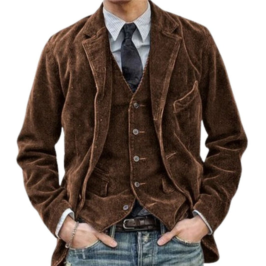 Alistair Jacket | Men's Vintage Corduroy Lapel Jacket