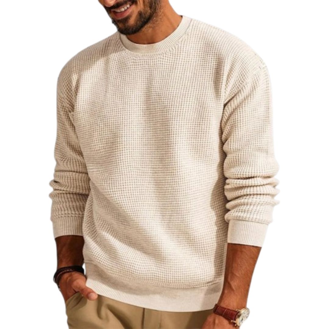 Gael Men’s Sweater | Wool Knit Crew Neck for Everyday Comfort