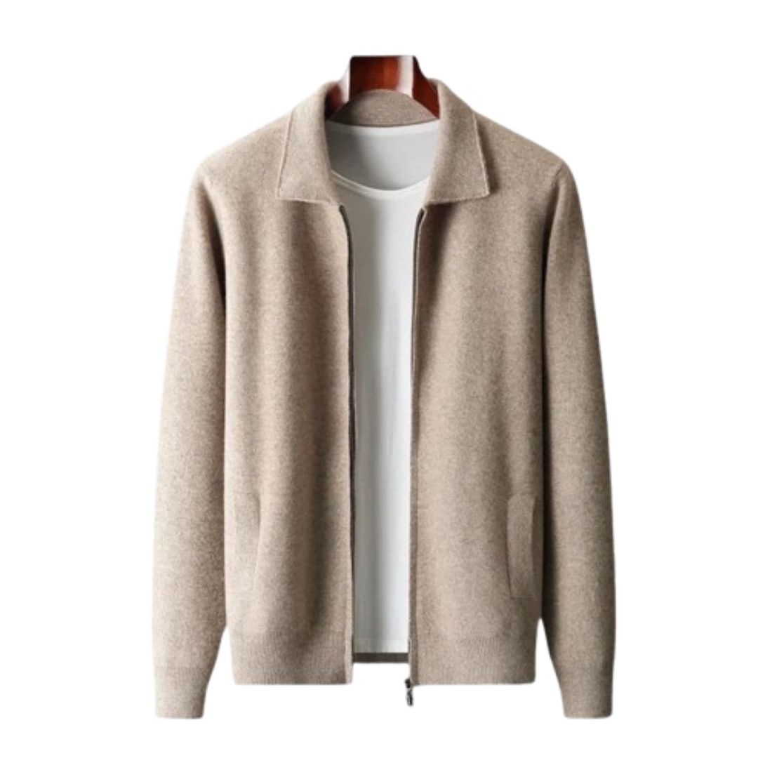 Faruq Wool Vest | Men's Pure Soft Knit Layer