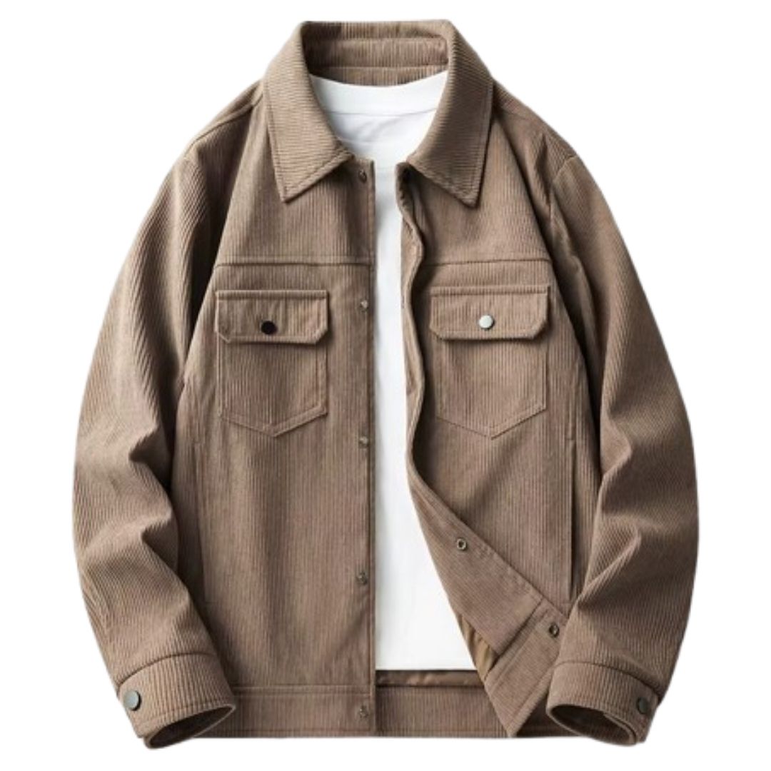 Marshall Men's Corduroy Jacket | Button-Up Jacket for Autumn
