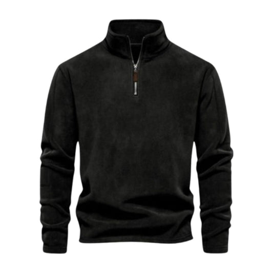Emery Fleece Jomper | Men's Warm Quarter-Zip Jomper - Lanvu London