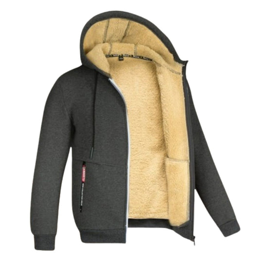 Langdon Men’s Jacket | Fleece-Lined Zip-Up Winter Jacket