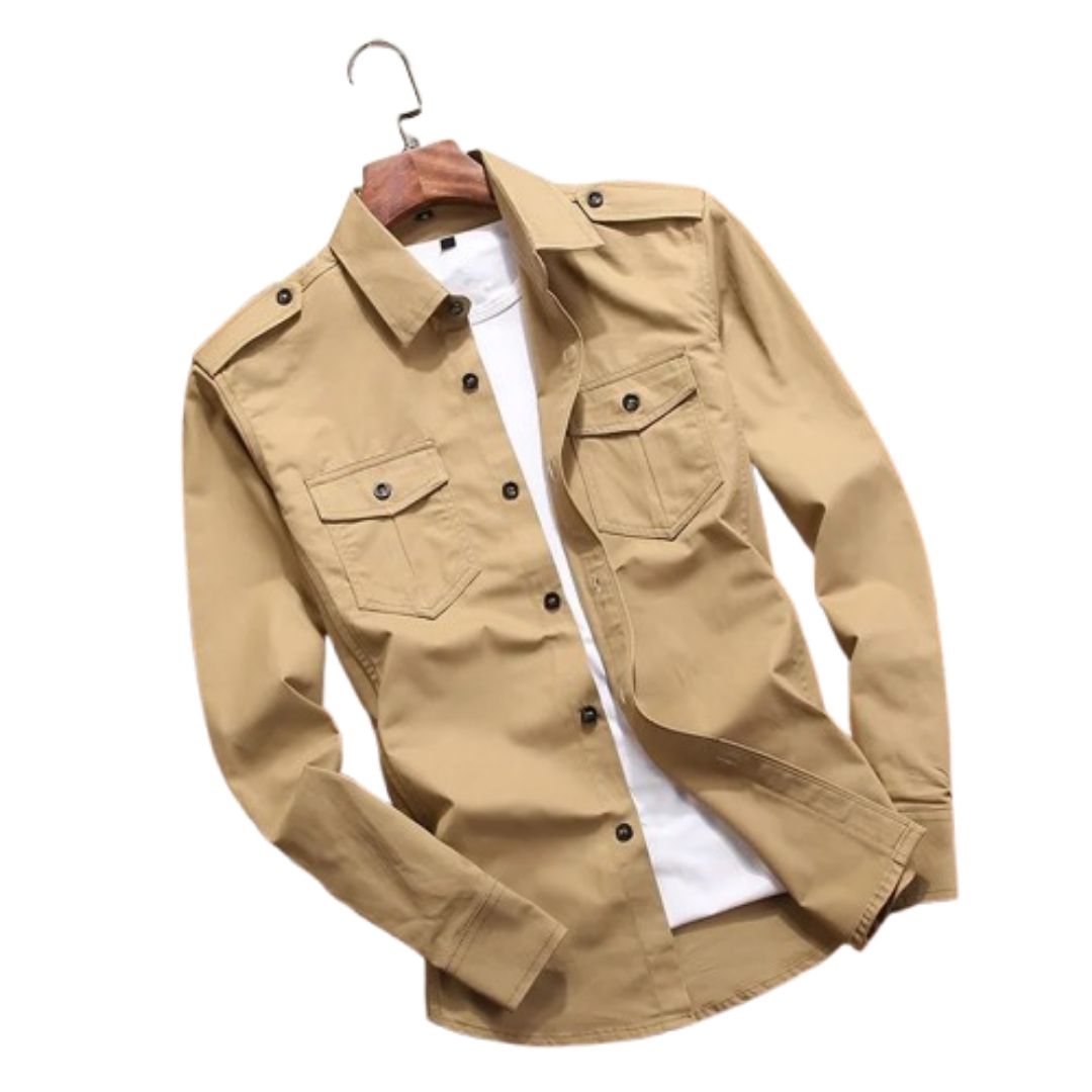 Martyn Men’s Shirt | Cargo Button-Up Shirt