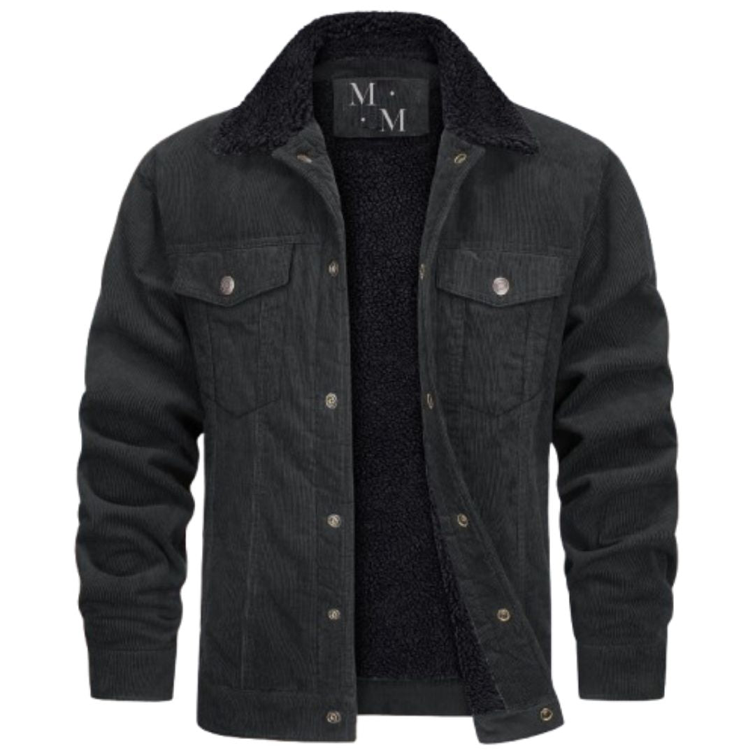 Martel Men’s Jacket | Fleece-Lined Corduroy Winter Style