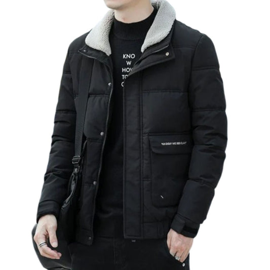 Max Men’s Jacket | Padded High Collar Jacket for Winter