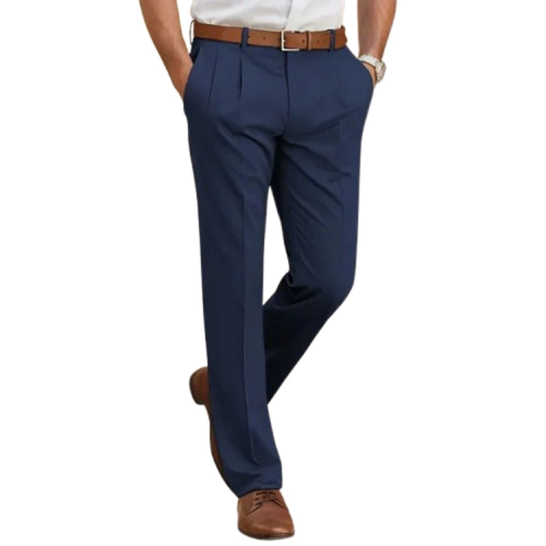Landric Men's Business Trousers | Slim Tapered Trousers