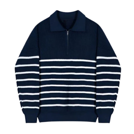 Leofric Men’s Jumper | Two-Tone Knit Jumper  for Autumn