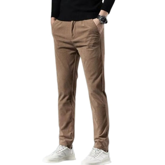 Kieron Men’s Trousers | Corduroy Straight-Leg for Autumn