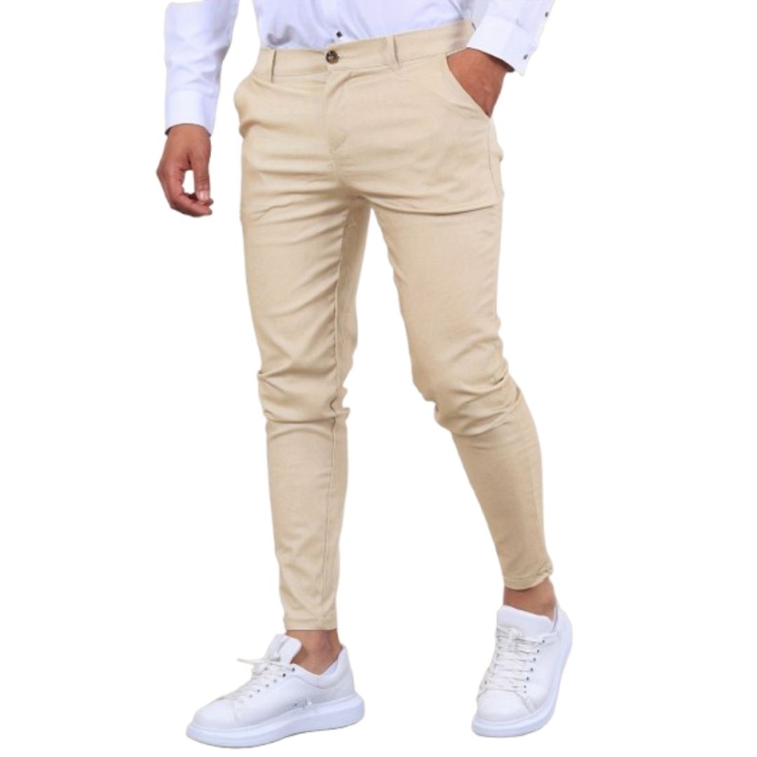 Janoah Men’s Trousers | Stretch Skinny Trousers for Autumn