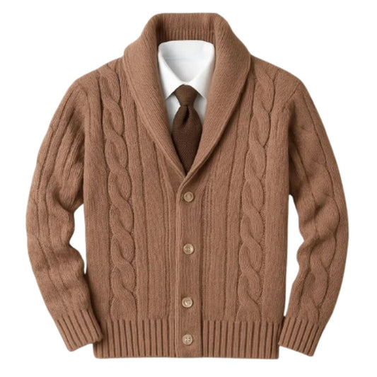 Kalen Men’s Cardigan | Knitted Button-Down Cardigan