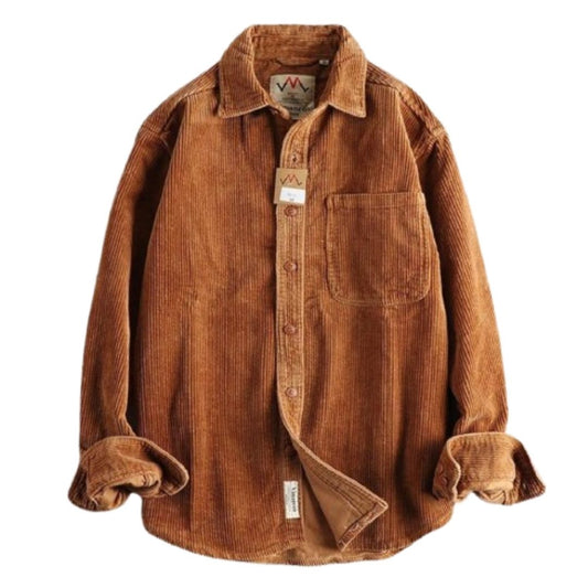 Jamison Corduroy Jacket | Button-Up Shirt Jacket for Autumn