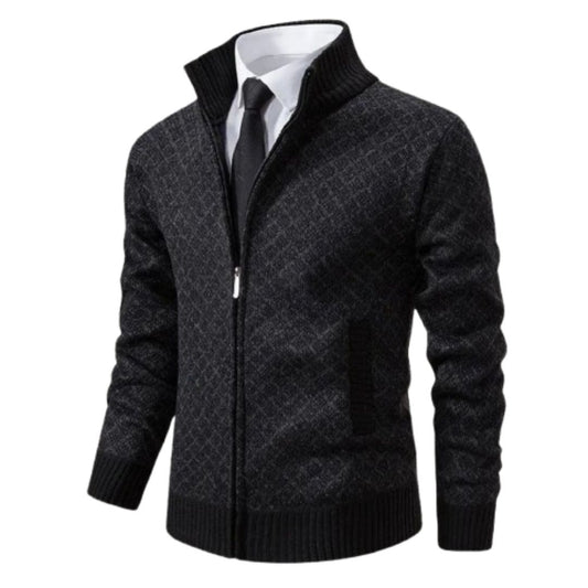 Jalen Full Zip Cardigan | Knitted Cardigan for Winter
