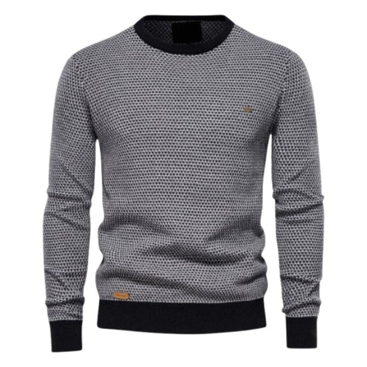 Lennert Men’s Sweater | Textured Sweater for Autumn