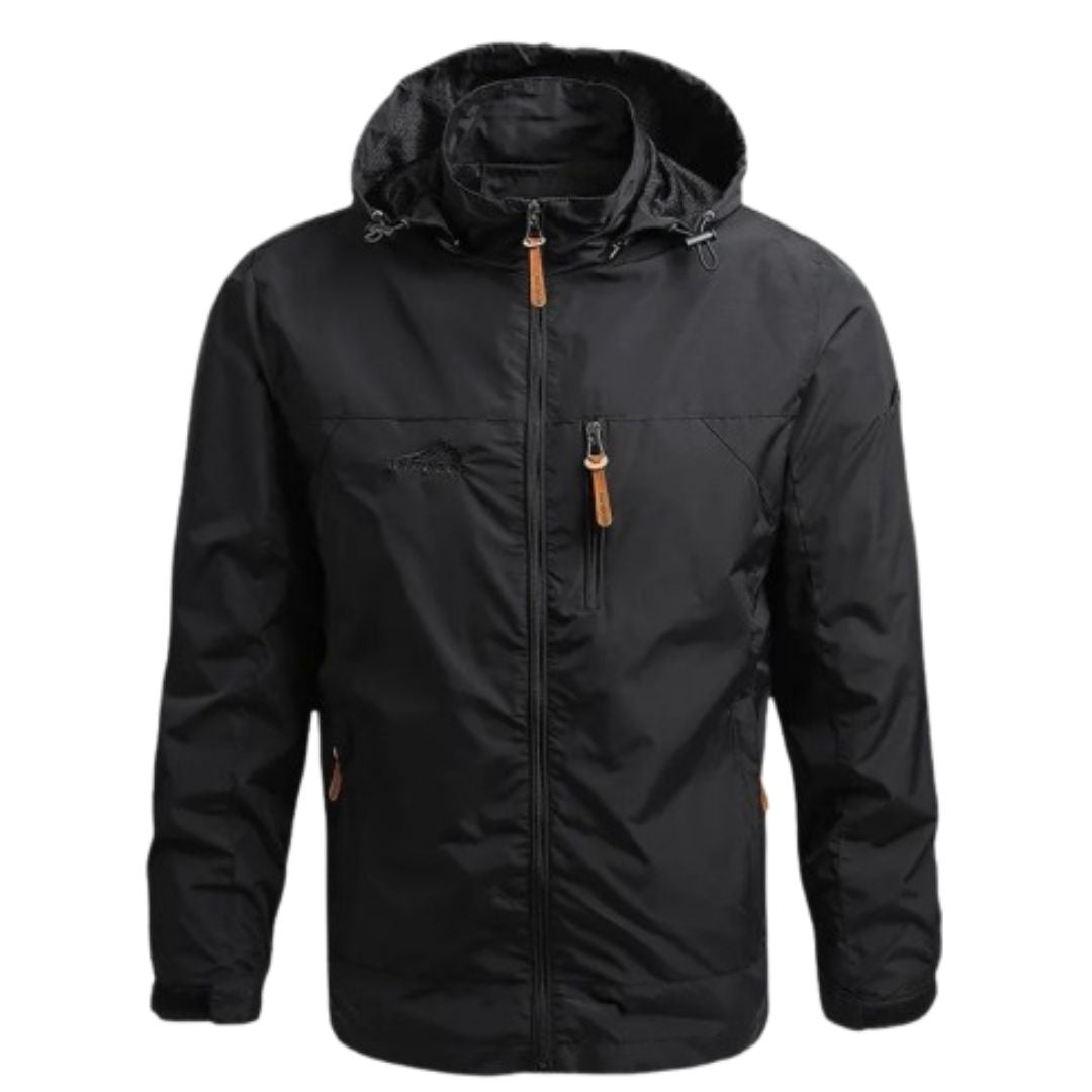 Jaxiel Men’s Jacket | Waterproof Nylon Jacket with Hood