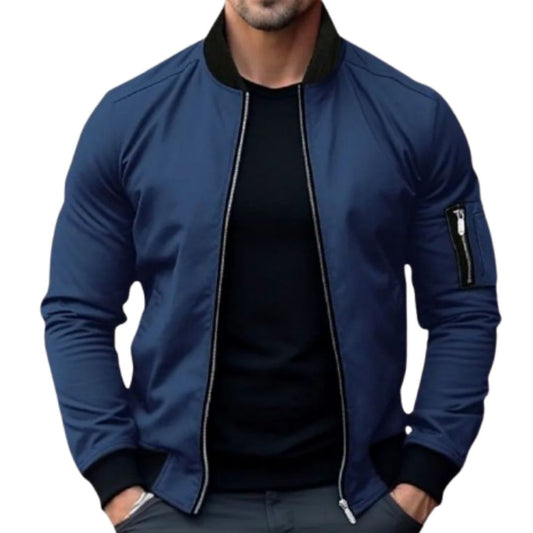 Jarl Bomber Jacket | Lightweight Zip Jacket for Autumn