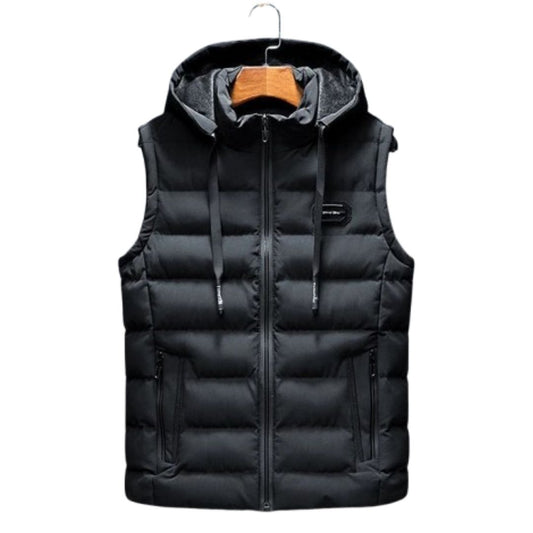 Byron Bodywarmer | Levi Casual Bodywarmer with Hood - Lanvu London