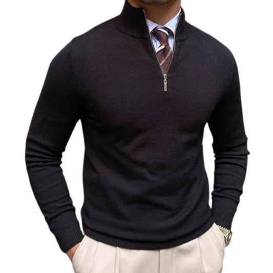 Jairo Half Zip Jumper | Merino Wool Pullover for Winter