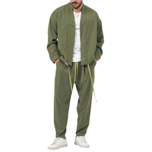 Hobart Men’s Casual Set | Soft & Stylish Formal Look