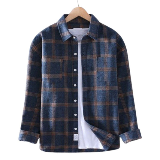 Enrique Plaid Flannel Shirt | Men's Cozy Fall Layer Shirt