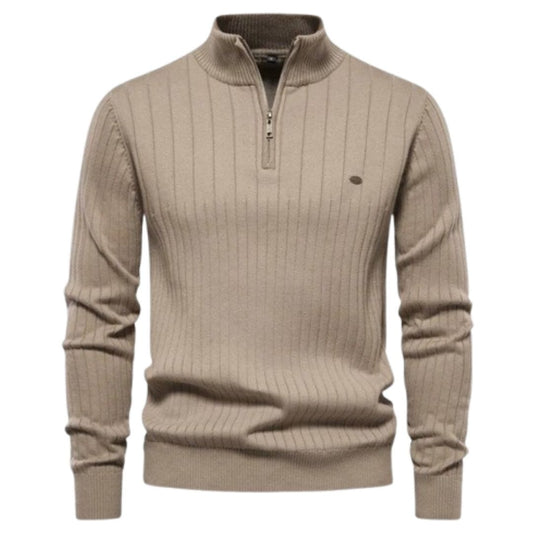 Liev Men’s Sweater | Sweater with High Collar for Autumn