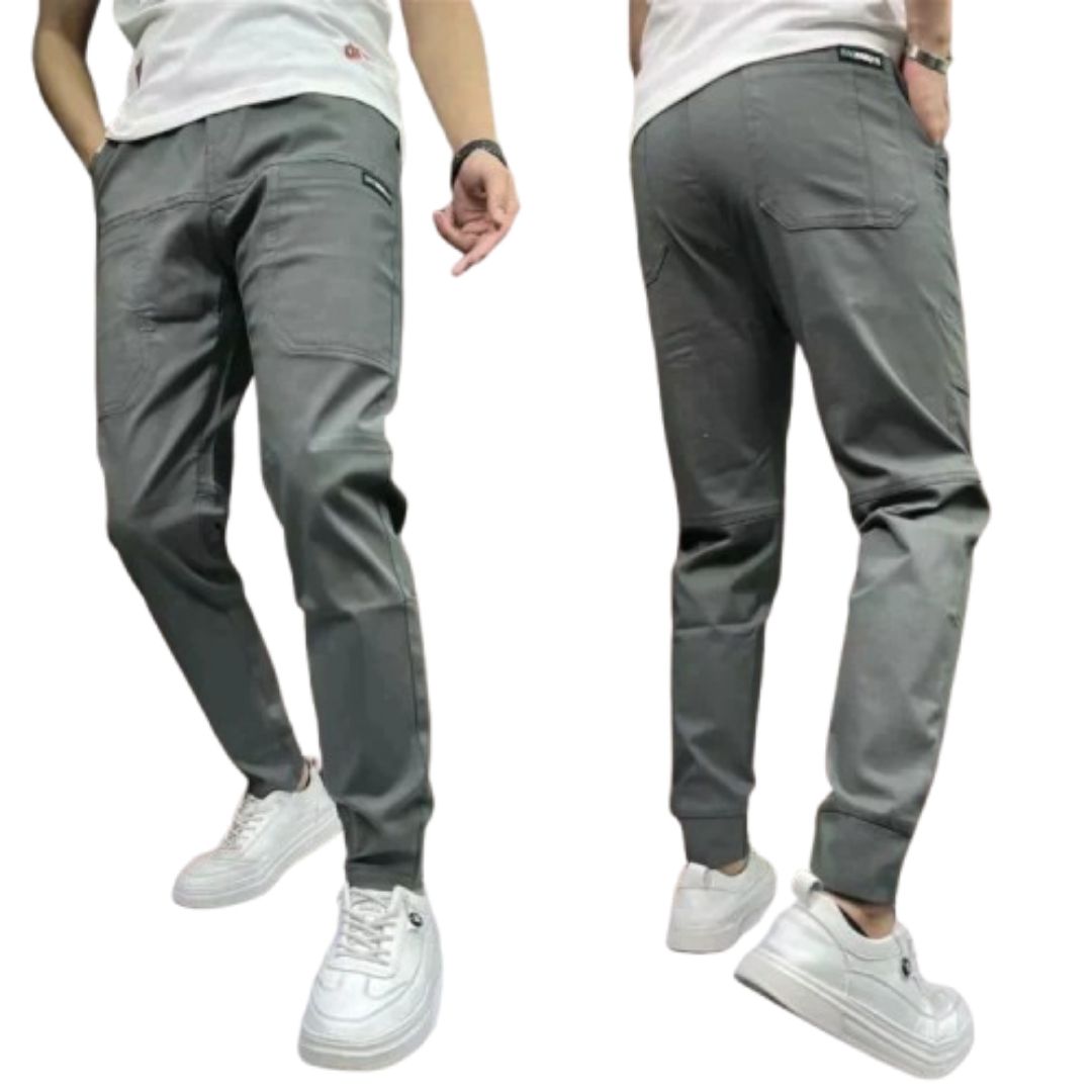 Elric Stretch Cargo Trousers | Men's Flexible Trousers - Lanvu London