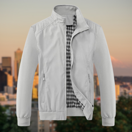 Alfie Men's Jacket | Stylish Zip-Up Casual Jacket - LANVU LONDON