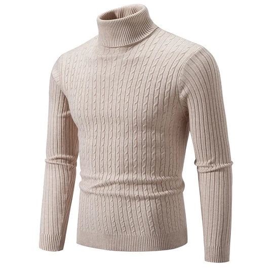 Jared Turtleneck Jumper | Cable Knit Jumper for Winter