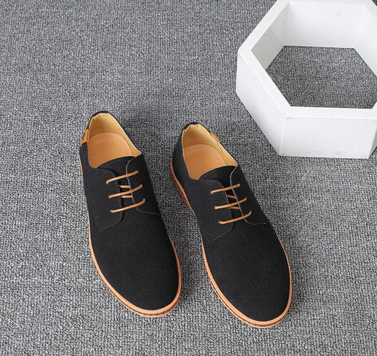 Kajetan Oxford Shoes | Men's Autumn Suede Lace-Up Shoes