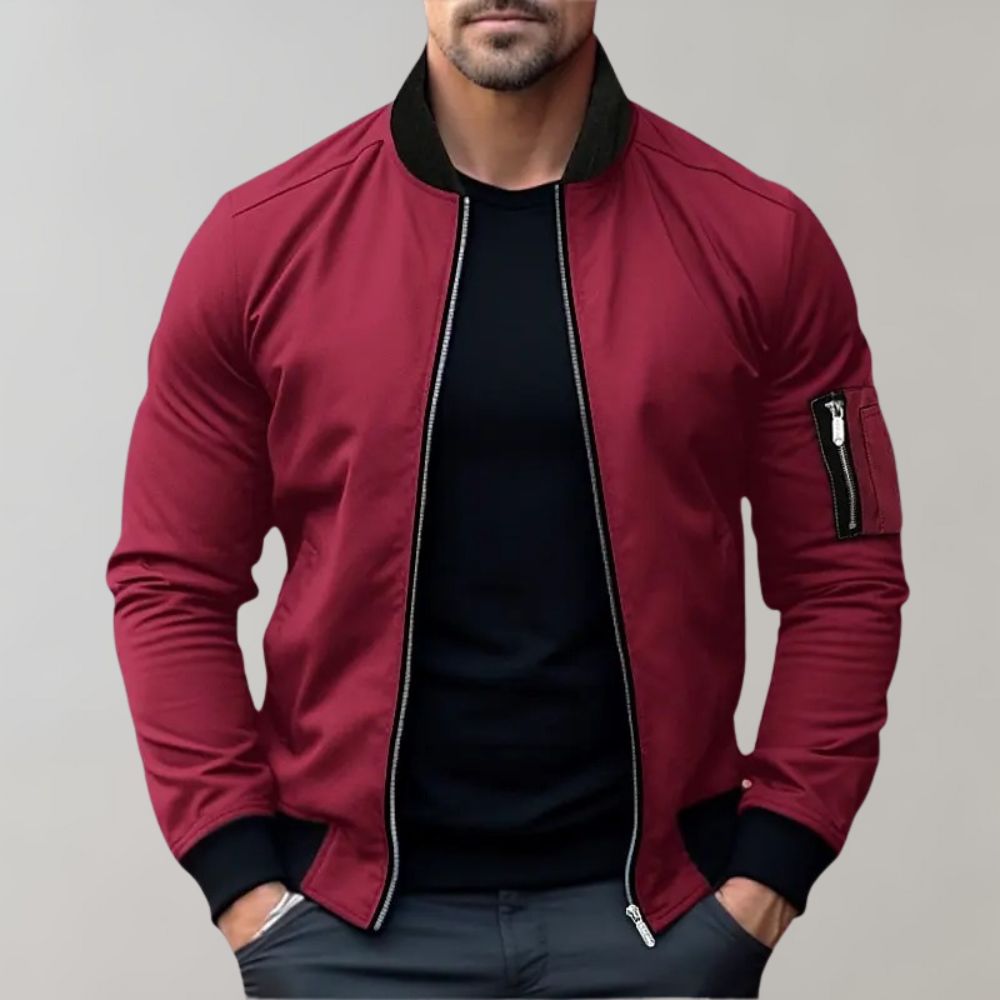 Jarl Bomber Jacket | Lightweight Zip Jacket for Autumn