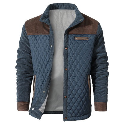 Jadarion Men’s Jacket | Bomber-Style Zip-Up Jacket with Ribbed Cuffs for Autumn