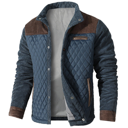 Jadarion Men’s Jacket | Bomber-Style Zip-Up Jacket with Ribbed Cuffs for Autumn