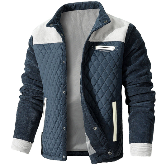 Jadarion Men’s Jacket | Bomber-Style Zip-Up Jacket with Ribbed Cuffs for Autumn