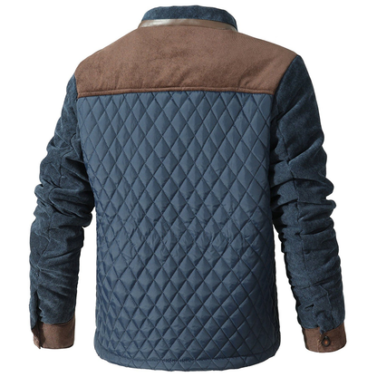 Jadarion Men’s Jacket | Bomber-Style Zip-Up Jacket with Ribbed Cuffs for Autumn