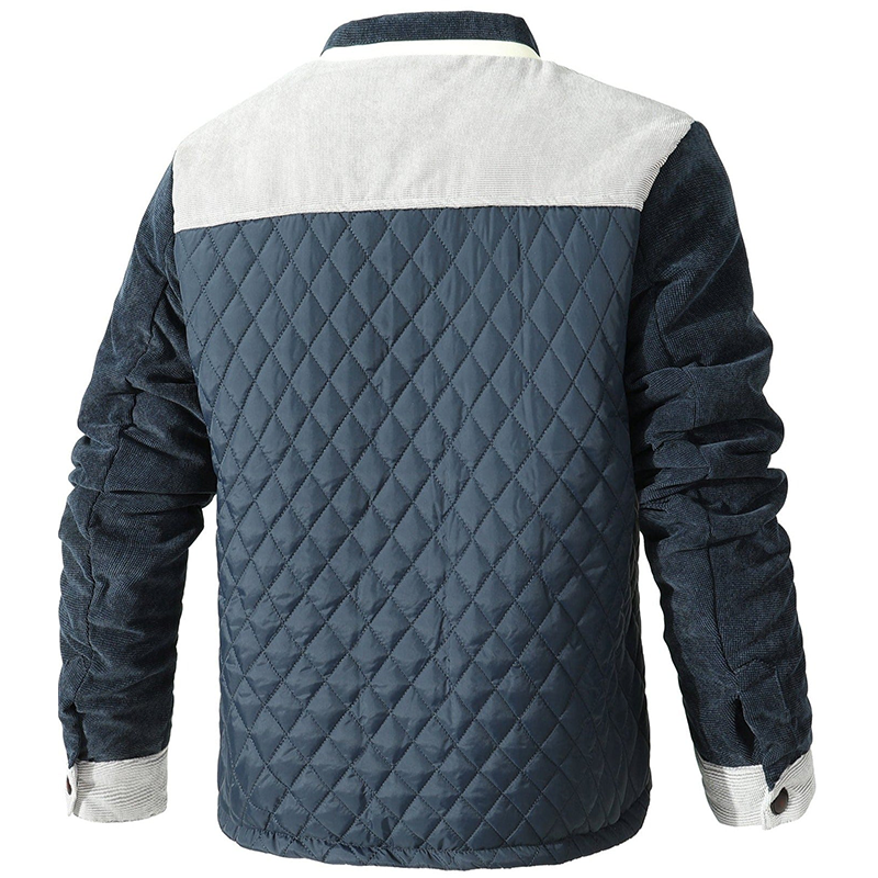 Jadarion Men’s Jacket | Bomber-Style Zip-Up Jacket with Ribbed Cuffs for Autumn