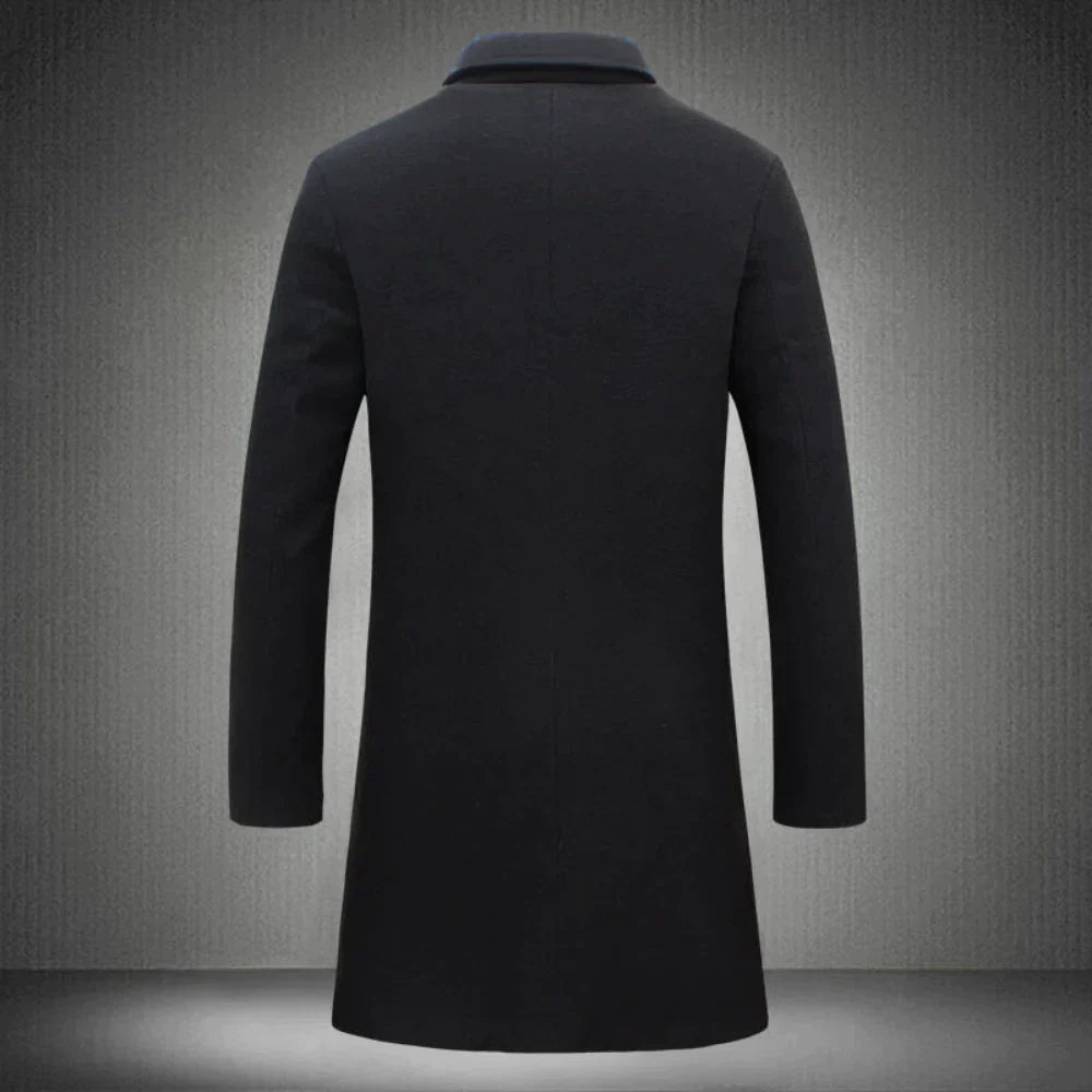 Kaylan Overcoat | Men's Winter Long Wool Formal Coat