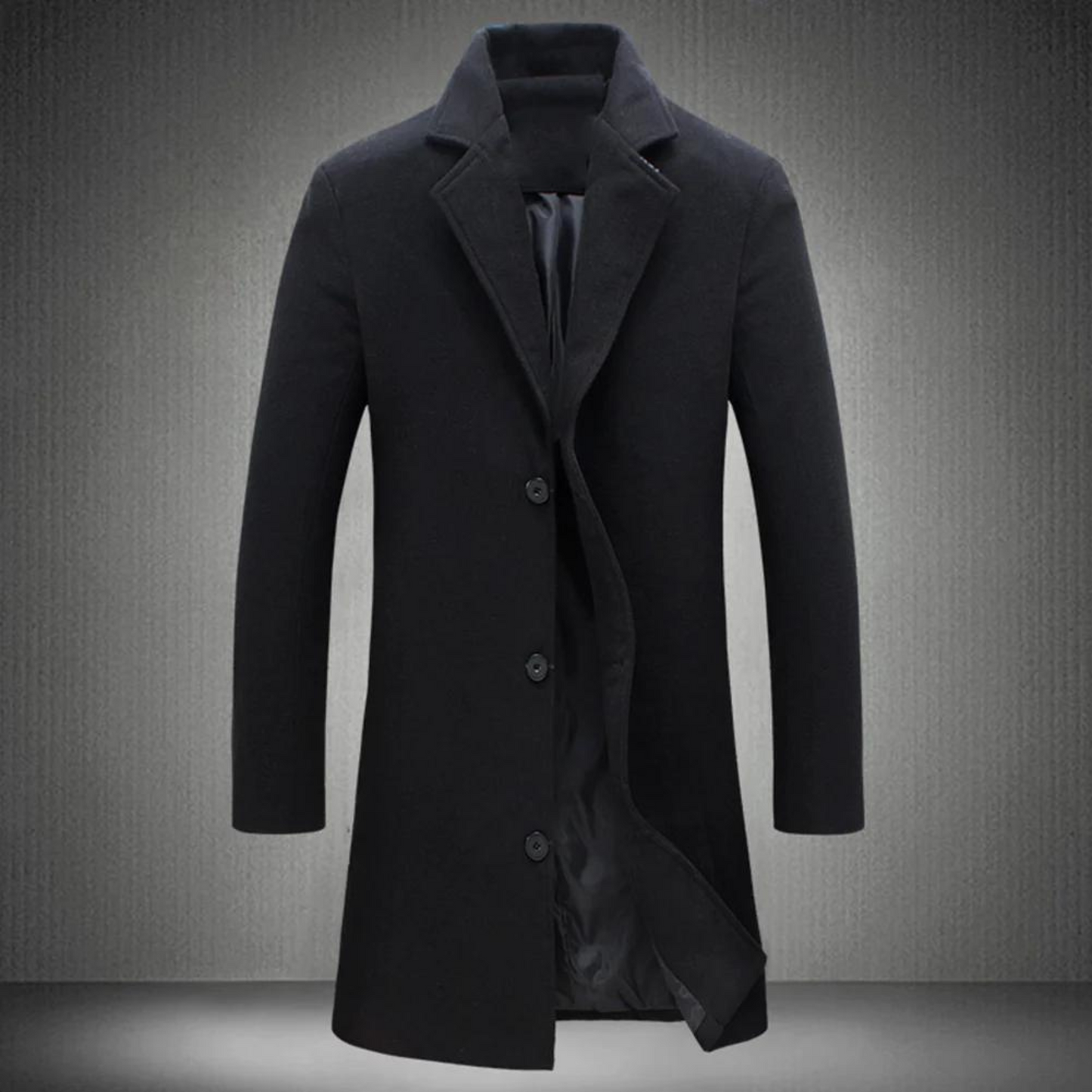 Kaylan Overcoat | Men's Winter Long Wool Formal Coat