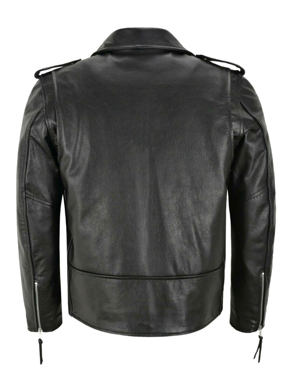 Lancelot Men's Vegan Leather Jacket | Winter Zip-Up Jacket