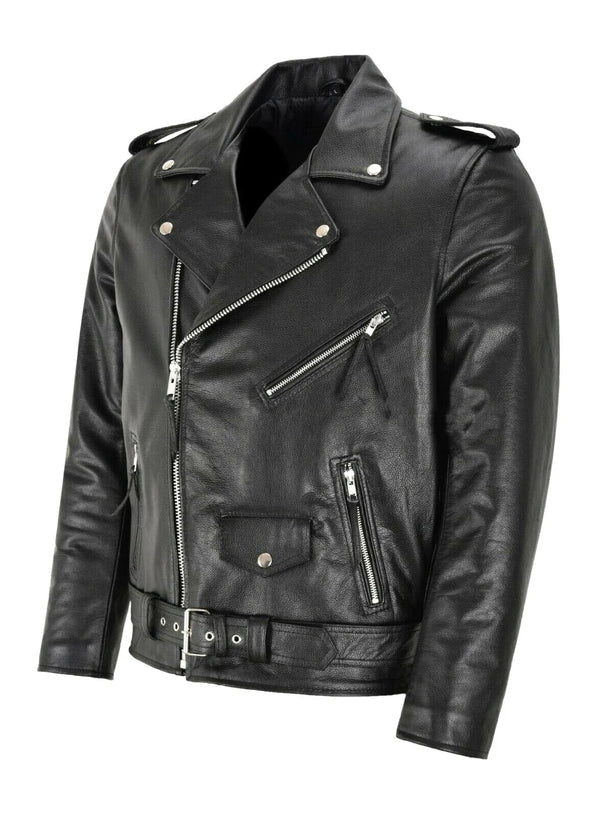 Lancelot Men's Vegan Leather Jacket | Winter Zip-Up Jacket