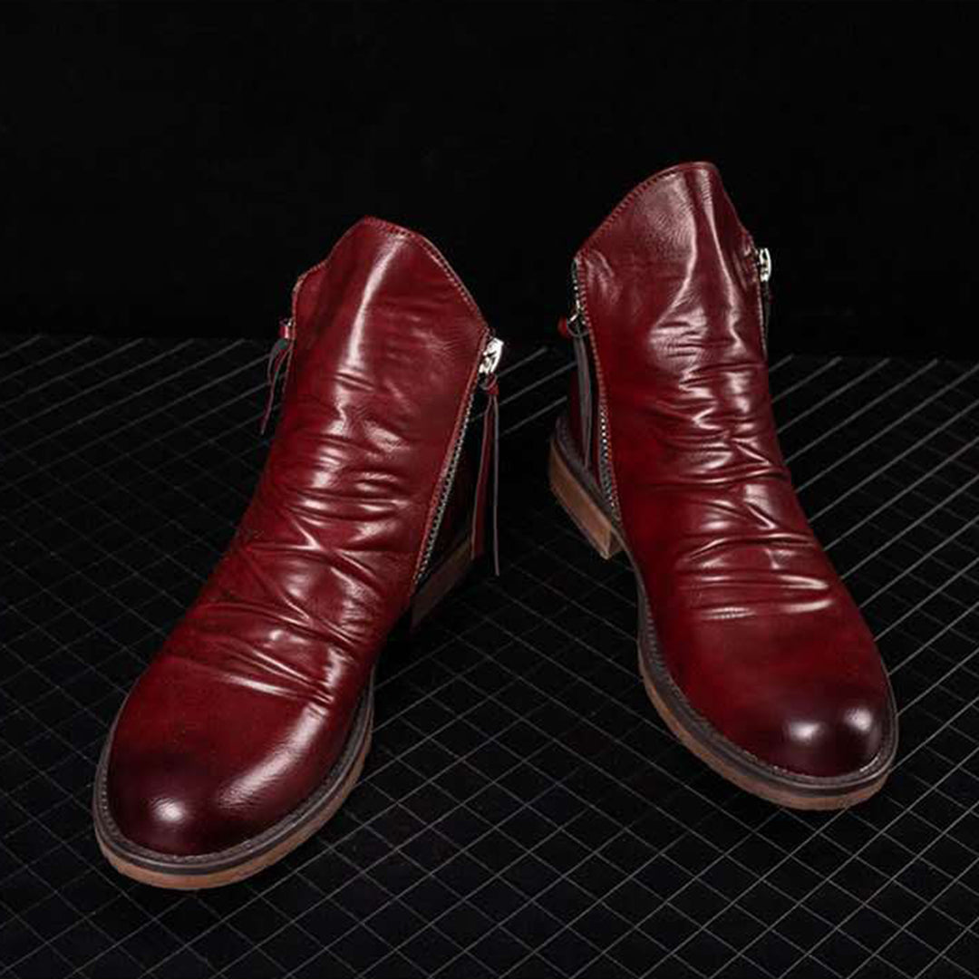Lance Men’s Boots | Zip-Up Urban Ankle Boots for Autumn