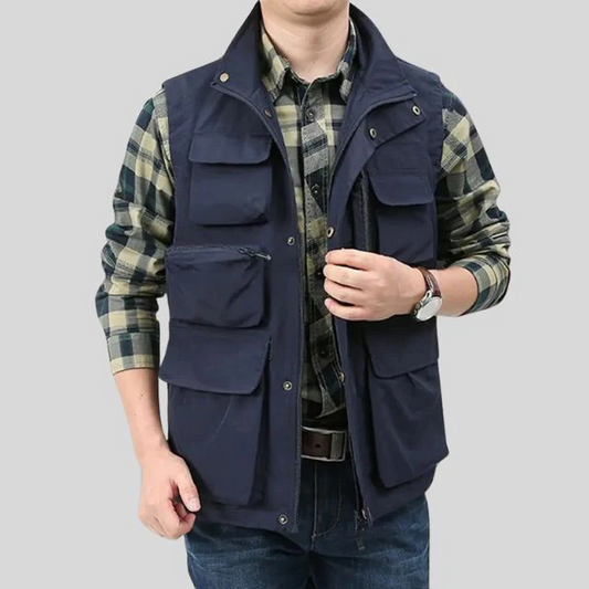Lauris Men’s Bodywarmer | Multi-Pocket Bodywarmer for Autumn