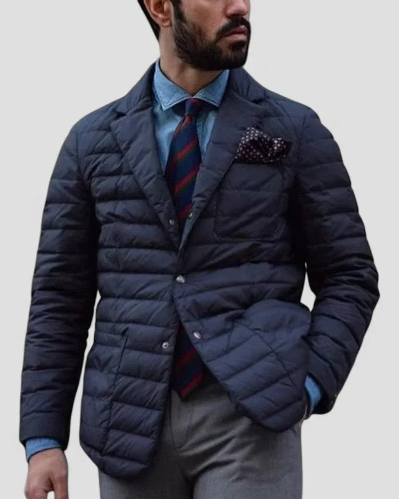 Kallum Quilted Jacket | Men's Winter Padded Smart Casual Outerwear