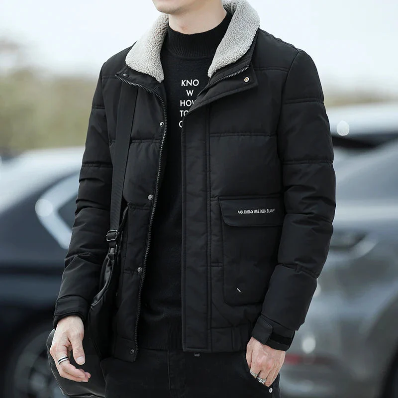 Max Men’s Jacket | Padded High Collar Jacket for Winter